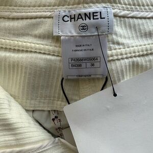 CHANEL Cream Trousers